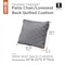 Classic Accessories Montlake FadeSafe Patio Chair/Loveseat Back Quilted Cushion, 25x22x4 Inch, Grey 62-064-GREY-EC - alternate 10